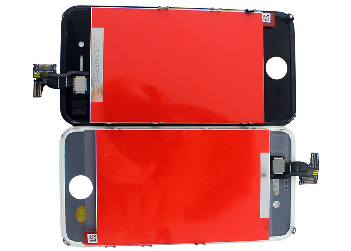 Άσπρη/μαύρη αντικατάσταση οθόνης Smartphone LCD συνήθειας με τη συνέλευση για Iphone4