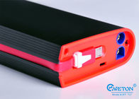 Ενσωματωμένη μικροϋπολογιστών USB τράπεζα 12000mAh δύναμης εκκινητών άλματος αυτοκινήτων λειτουργίας καλωδίων πολυ