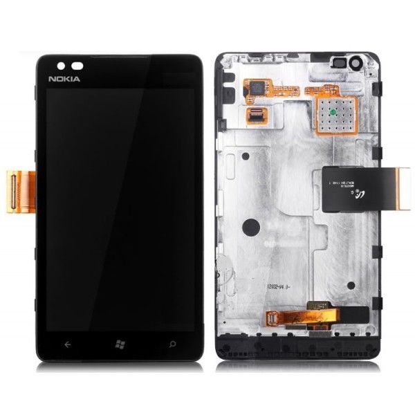 Ο αρχικός Μαύρος 4.3 ίντσα Nokia Lumia 900 Digitizer οθόνης LCD οθόνη αφής
